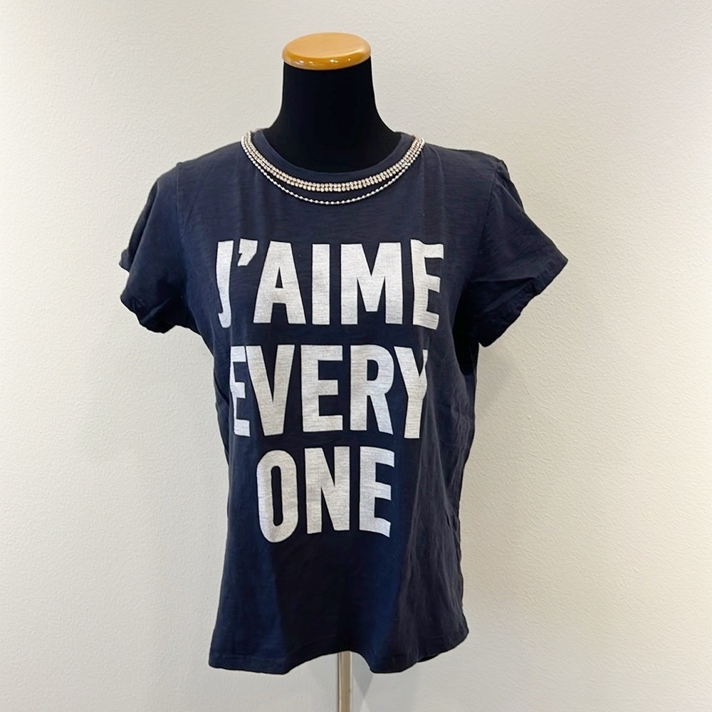 Cinq à Sept J'Aime Everyone Necklace Tee - Picture 3 of 13